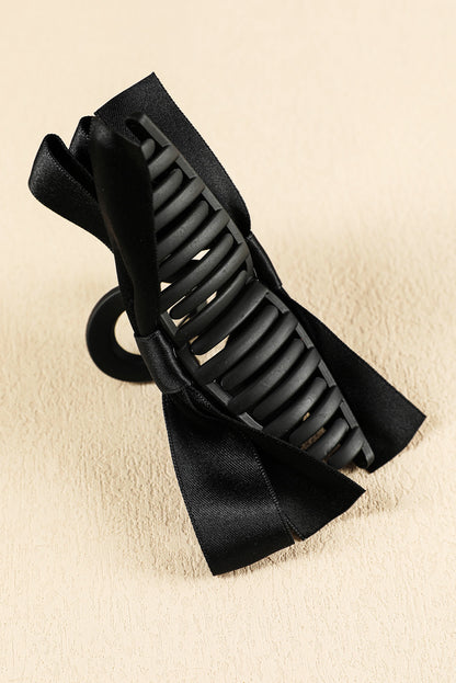 Black Bow  Hair Claw Clip