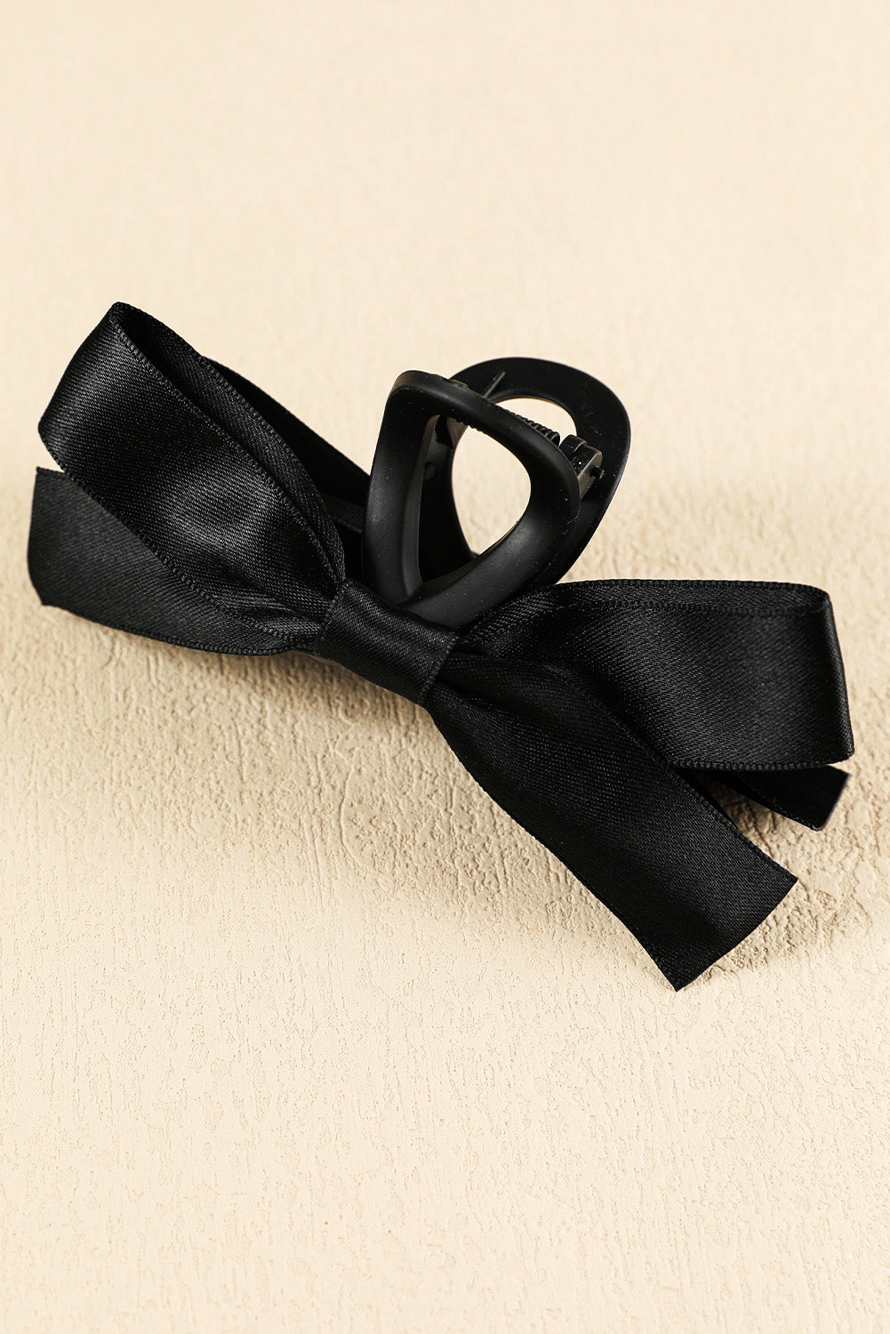 Black Bow  Hair Claw Clip