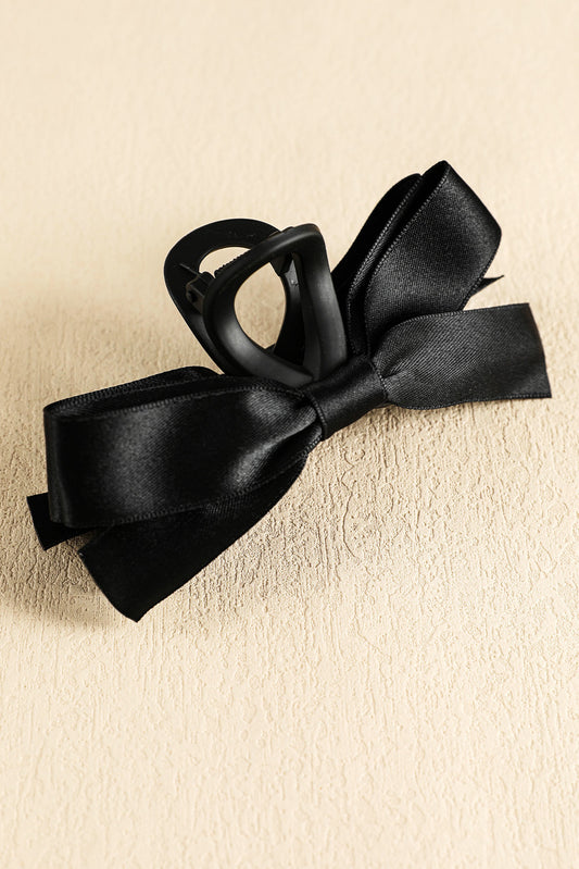 Black Bow  Hair Claw Clip